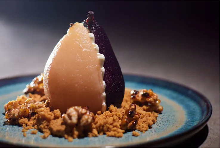A pear-based dessert